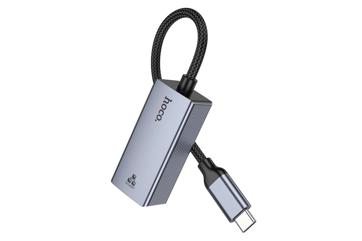 Hoco USB-C to RJ45 Gigabit Ethernet Adaptor
