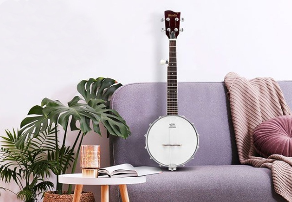 Melodic Five-String Banjo with Pick for Beginners