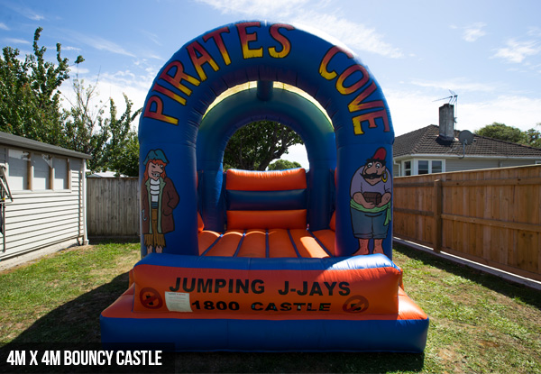 Four-Hour Bouncy Castle Hire incl. Installation & Pack Out  - Option with Slide