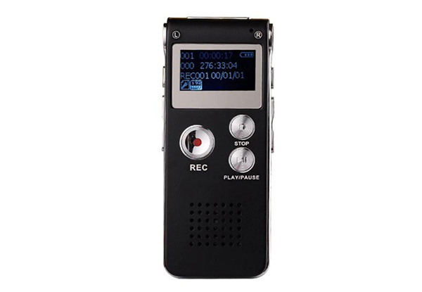 8GB Digital Audio Voice Recorder with Free Delivery