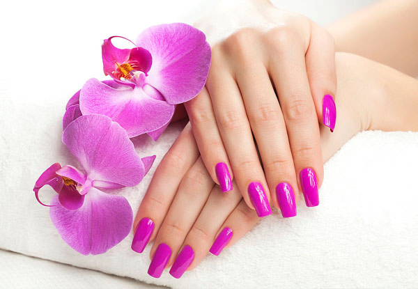 Gel Manicure - Option for a Full Set of Acrylic Nails with Gel Polish