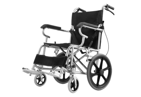16-Inch Portable Folding Wheelchair