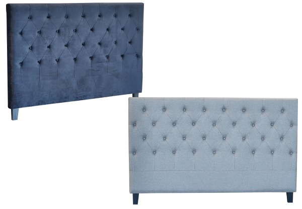 Kelly Button Style Headboard - Available in Two Colours & Two Sizes