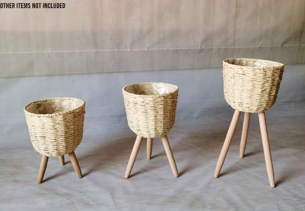 Rope Woven Plant Pot - Three Sizes Available