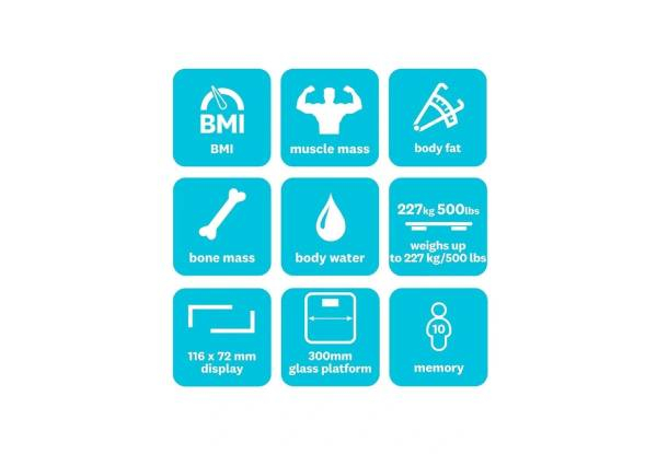 WeightWatchers Colour Body Analysis Bathroom Scale