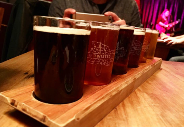 Taster Trays of Four or Six Beers & Fries to Share - Options for up to Four People