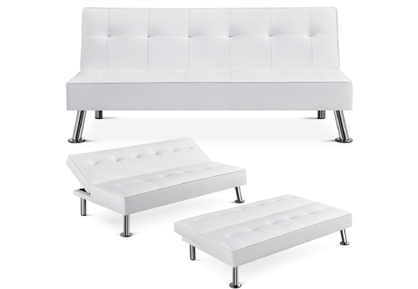 Convertible Futon Sofa Bed - Two Colours Available