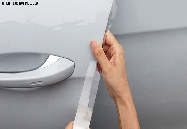Anti-Scratch Car Paint Protective Film Sticker - Three Sizes Available - Option for Two or Four Rolls