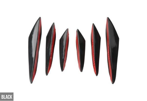Car Front Bumper Lip Splitter Fins - Two
Options Available