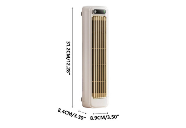 Portable Air Conditioning Tower Fan with 3 Speeds & Hook - Two Colours Available