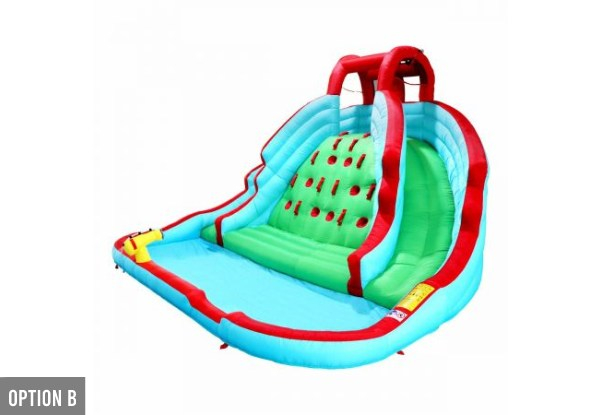 Inflatable Jumping Castle with Slip & Slide - Two Options Available