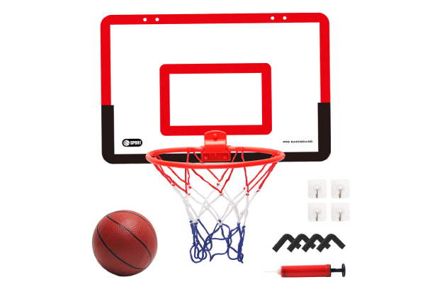 Portable Foldable Basketball Hoop Toy Kit - Two Colours Available