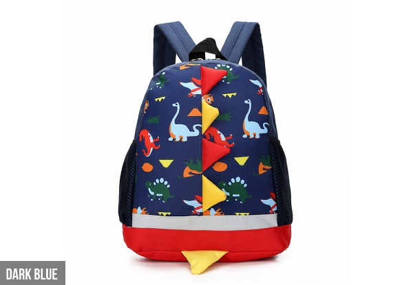Cartoon Dinosaur Kids Bag - Four Colours Available
