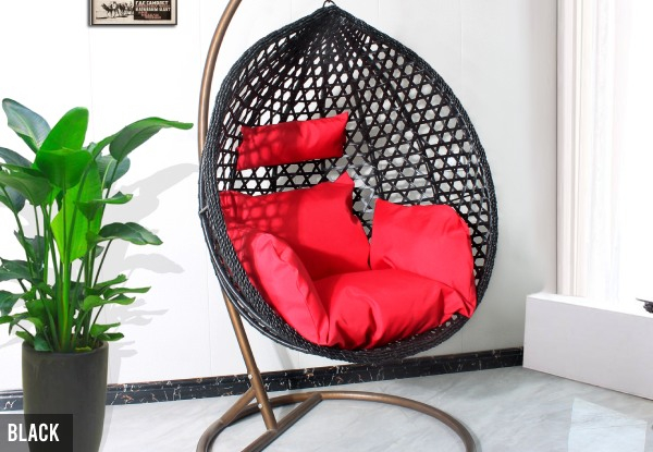 Rattan Hanging Egg Chair - Four Colours Available