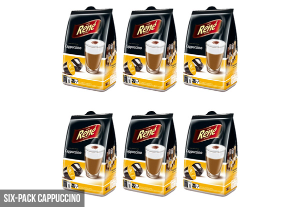 Three-Packs of Rene Dolce Gusto Coffee Pods - Three Flavours & Options for Six-Packs Available