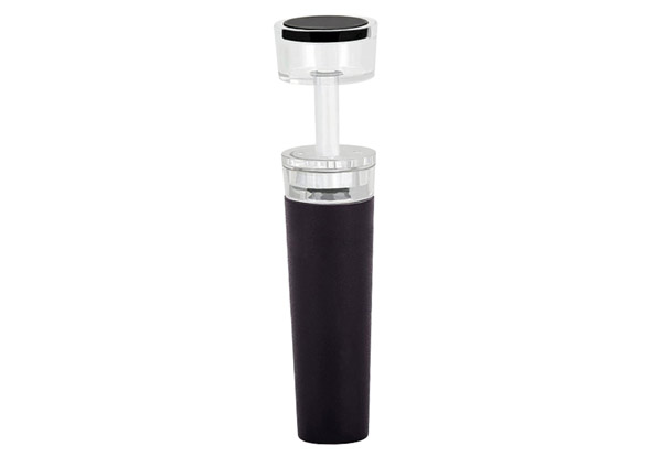 Two-Pack of Integrated Vacuum Wine Stoppers