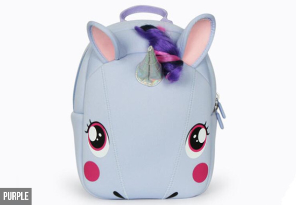 Unicorn Kids Backpack - Four Colours Available