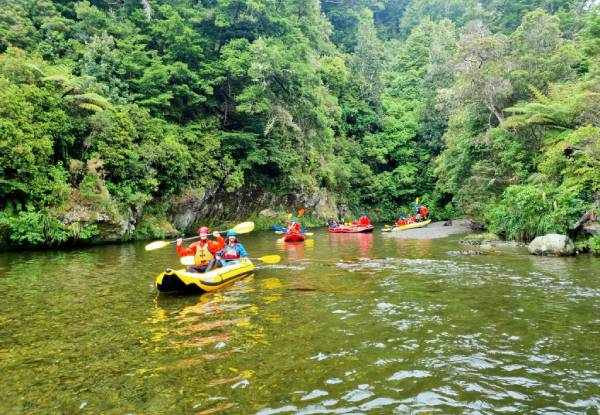 Scenic Grade 2 White Water Rafting, or Inflatable Kayak / Double Duckie River Trip