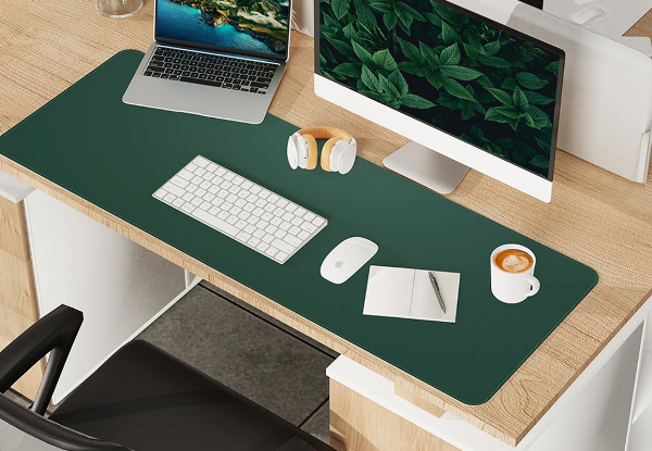 Water-Resistant Non-Slip Desk Mat - Available in Three Colours & Two Sizes