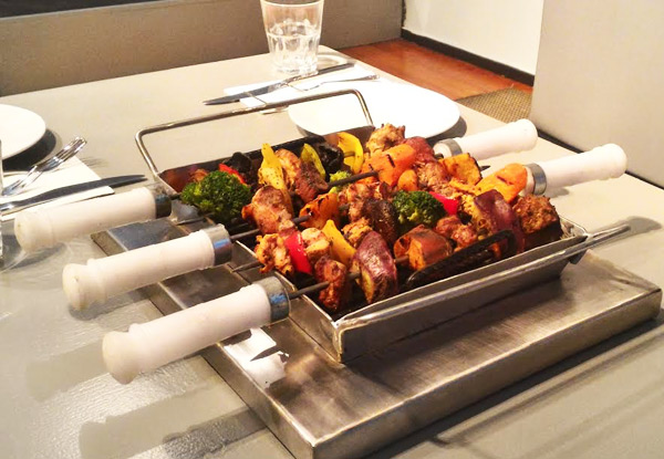 $29 for an All-You-Can-Eat Flame Grilled BBQ Skewer Experience for One Person or $58 for Two People