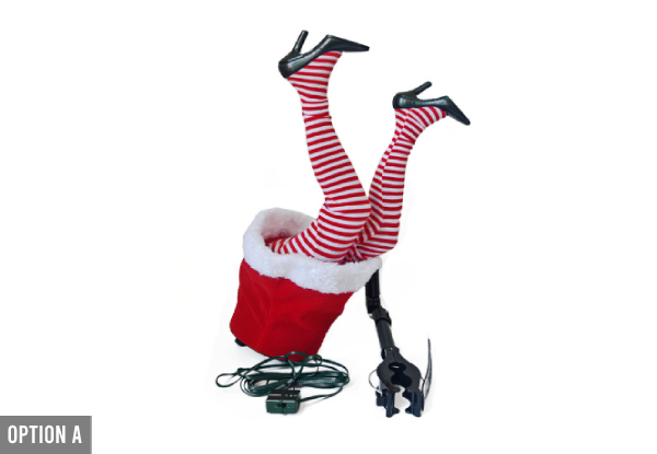 Automatic Swinging Leg Christmas Tree Decoration - Three Options Available