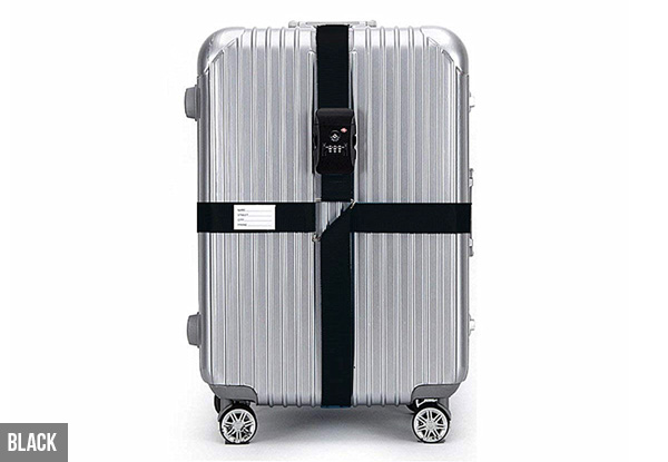 TSA Suitcase Cross Strap - Four Colours Available