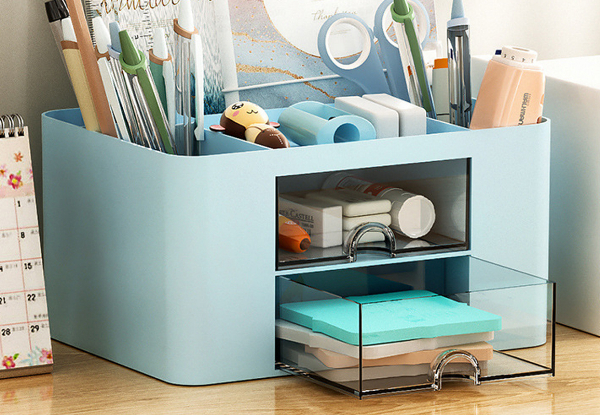 Multifunctional Desk Organiser - Available in Three Colours & Option for Two