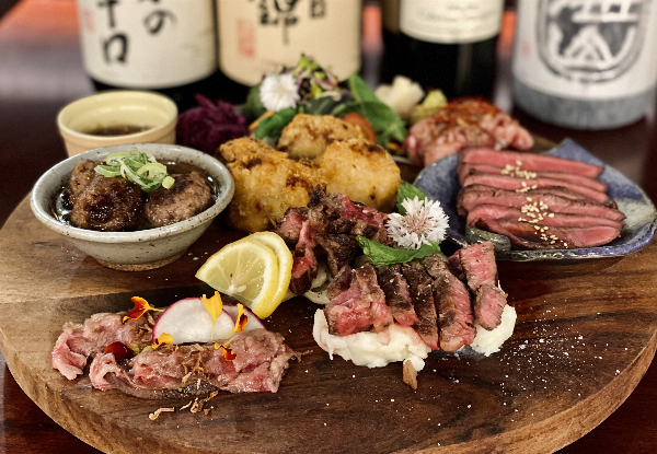 Waitaha Wagyu Dine-In Meat Platter incl. a House Wine or Beer for Two People - Options for Takeaway & up to Six People
