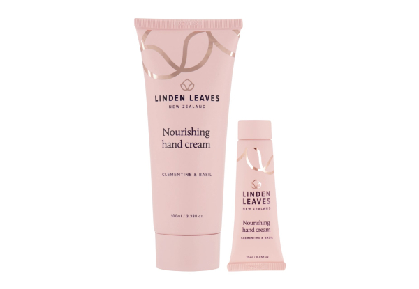 Linden Leaves Hand Cream Set incl. 100ml & Handbag Size Duo - Two Scents Available