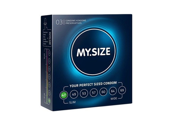 Three Pack of Mysize Condoms  - Available in Seven Sizes & Option for a Ten-Pack