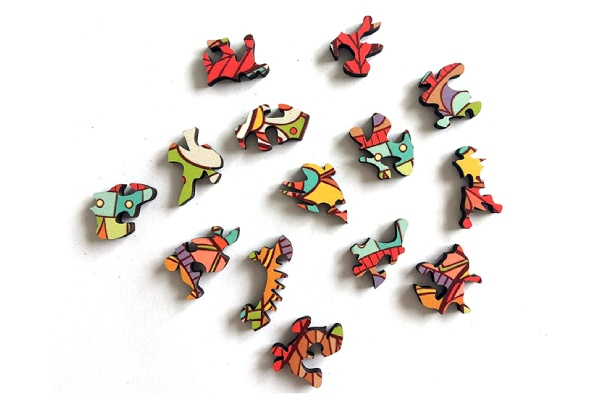Animal Series Wooden Jigsaw Puzzle - Six Options Available