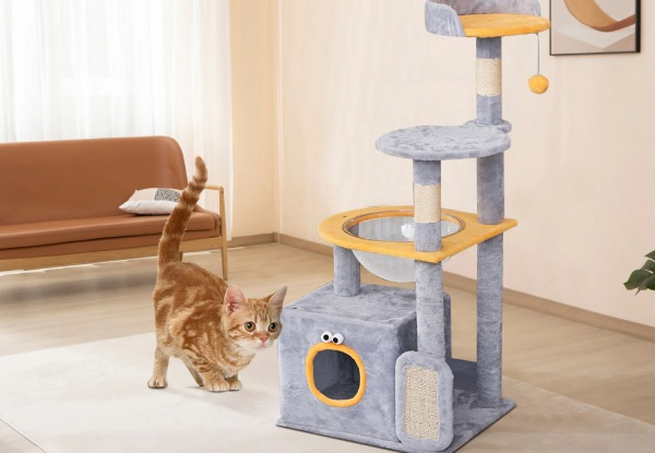 All-in-One Cat Tree - Two Colours Available