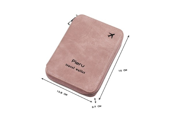 RFID Blocking Travel Passport Wallet - Available in Three Colours & Option for Two-Pack