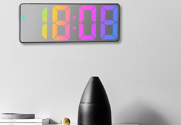 Digital LED Alarm Clock - Two Colours Available