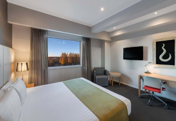 Five-Star Christchurch One-Night Getaway for Two incl. Cooked Breakfast, $50 Food & Beverage Credit, Valet Car Parking & Late Checkout - Options for up to Three Nights Stays & up to $100 Food & Beverage Credit