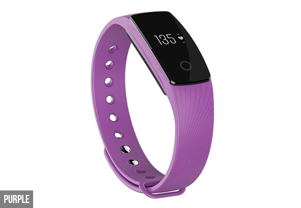 $49.99 Fitness Tracker with Heart Rate Monitor for Android and iOS – Available in Five Colours