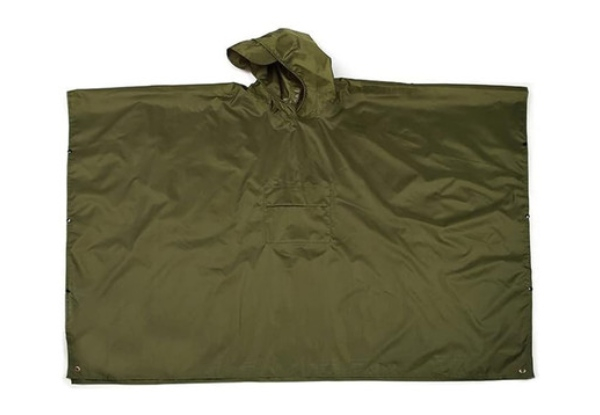 Outdoor Water-resistant Portable & Lightweight Hooded Rain Poncho - Two Colours Available