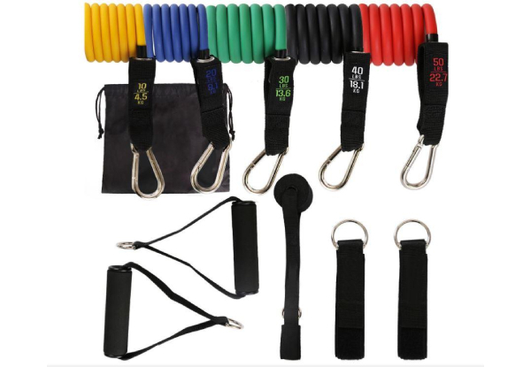 Latex Pull Rope Resistance Bands Set