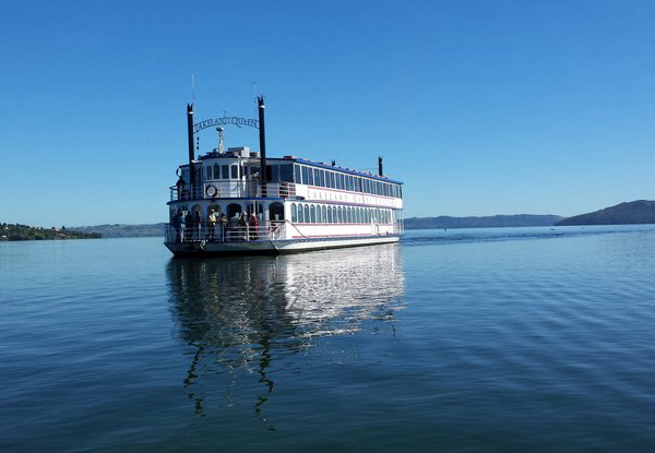 One Hour Cruise for Two People Upon the Beautiful Lake Rotorua - Options for Four People, Extra Adult, or Extra Child