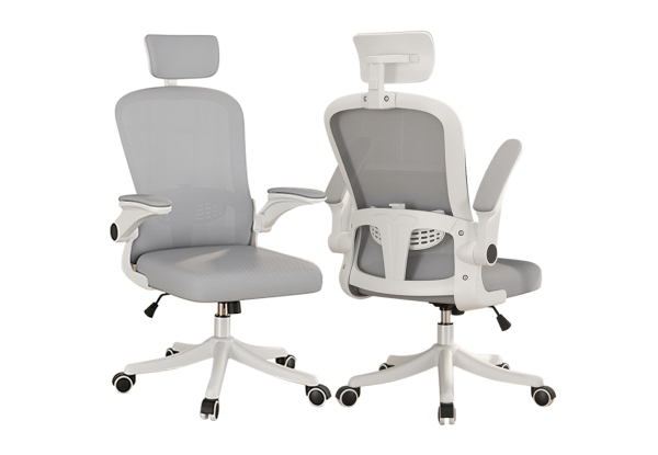 Ergonomic Office Chair with Headrest - Two Colours Available