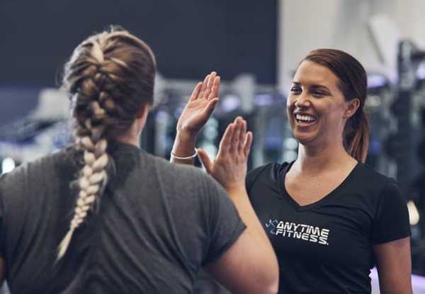 30-Day Anytime Fitness Membership incl. Three P.T. Sessions, Classes & Anytime Access Card (Bond Required) - Options for Four Auckland Locations