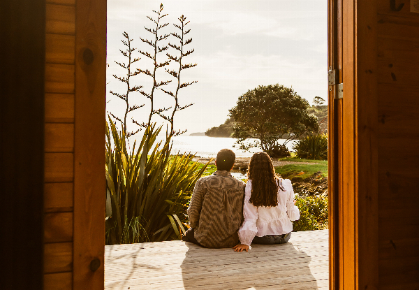 Two-Night Beachside Glamping Stay in a Standard or Deluxe Pod for Two People incl. Late Checkout - Option for Three Night Stay - Coromandel Shelly Beach