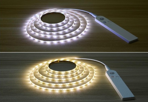 Motion Sensor LED Strips Night Light - Two Colours & Two Sizes Available