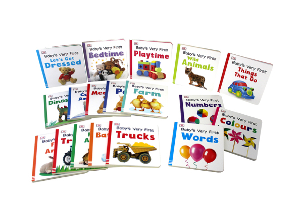 18 Board Books - DK Baby’s Very First Library