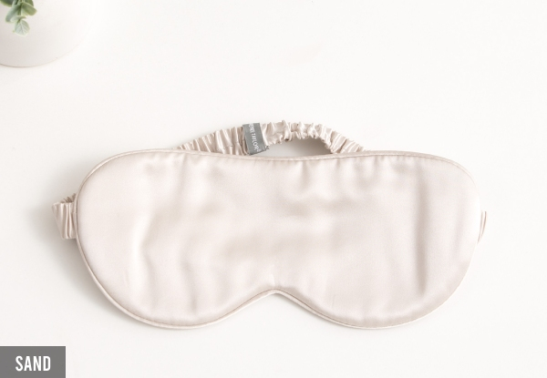 Renee Taylor 100% Mulberry Silk Eye Mask - Six Colours Available