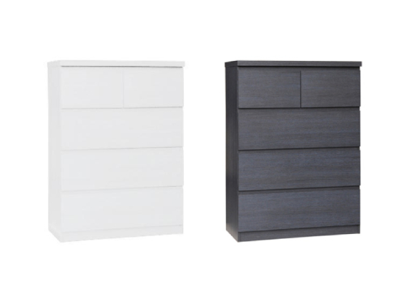 Tiko Tall Boy Drawer Set - Two Colours Available