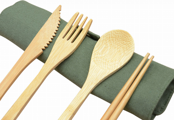 Bamboo Cutlery Set with Free Delivery
