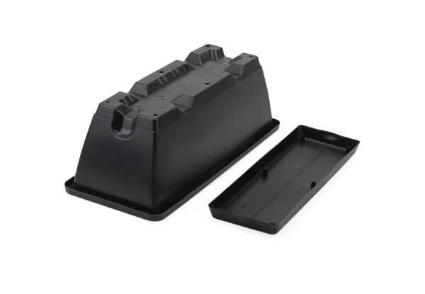 10-Pack 15L Rectangular Planter Box Set with Drainage Tray