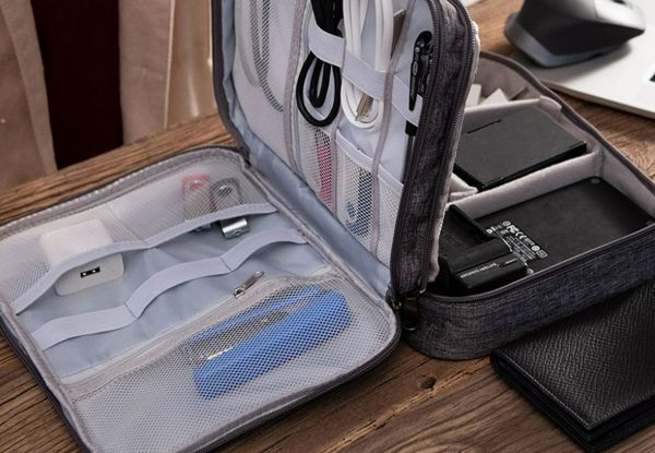 Three-Layer Travel Cable Organiser