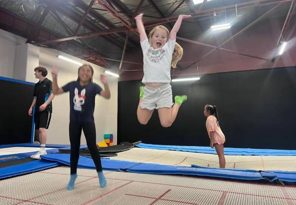 Jumping Fun at Flips & Tumbles - Option for Open Session Pass, Toddler Pass, Nine Term 4 Friday Children's Classes, Holiday Program Week Pass & Birthday Packages Available